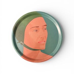H&M Fashion Loves Art Alex Katz The Green Cap Serving Platter Tray
